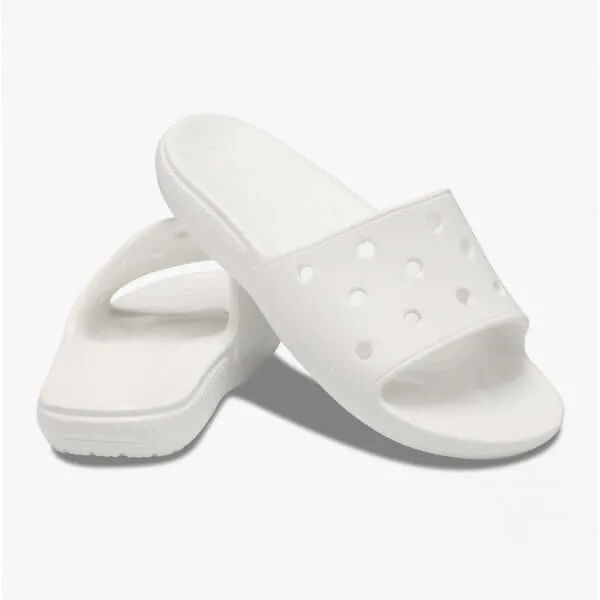 206121-100 CLASSIC Unisex Sliders White