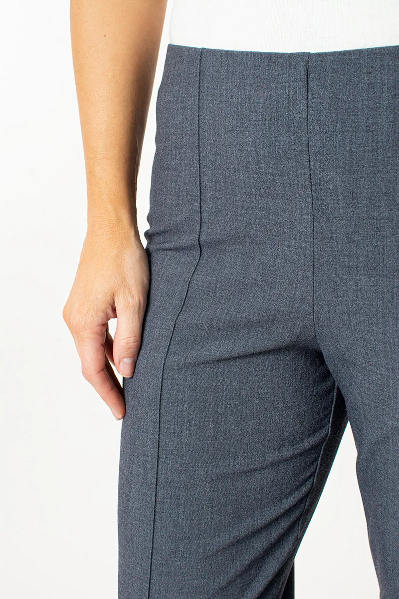 29in Straight leg pull on trouser - Indigo