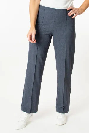 29in Straight leg pull on trouser - Indigo