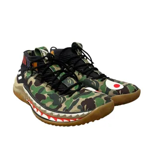 adidas/BAPE/Hi-Sneakers/US 8.5/Camouflage/Cotton/GRN/Dame 4