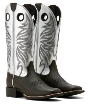 Ariat Ladies Dark Carbon Round Up Ryder Boot-10053729