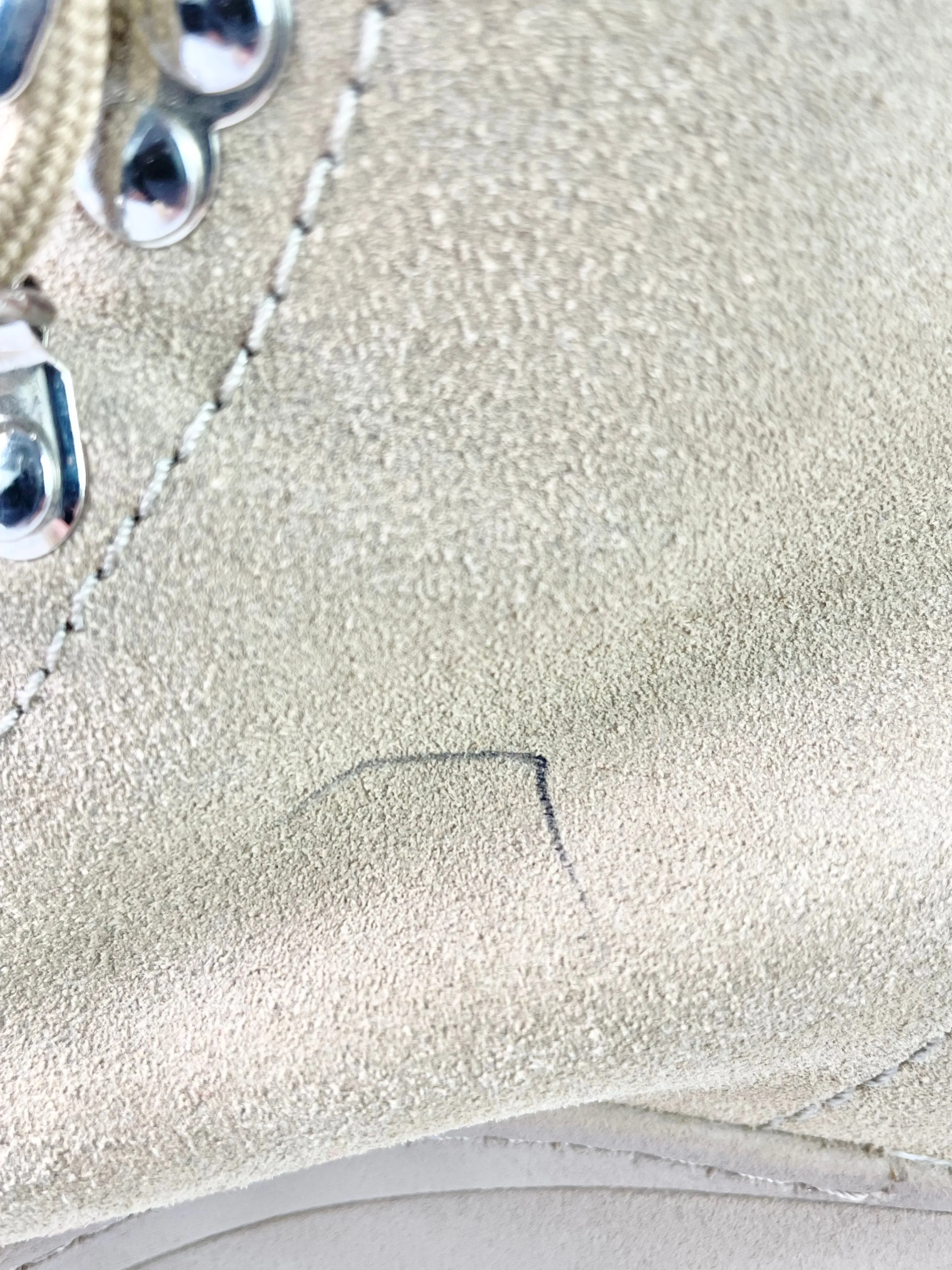 Bimba Y Lola Beige Suede Lace Up Boots - EU40