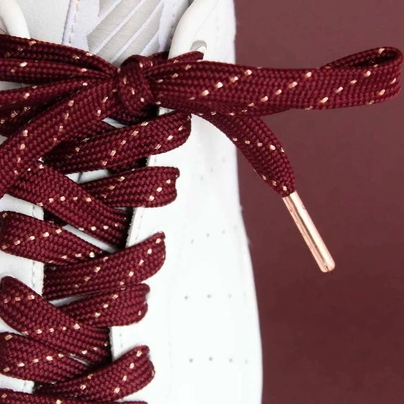 Burgundy & Copper Shoelaces