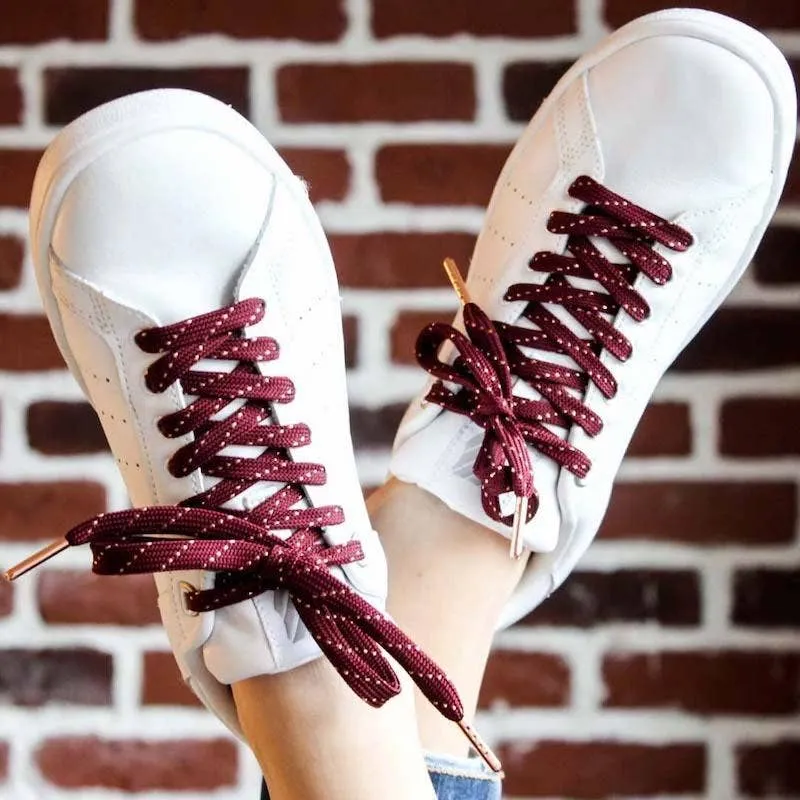 Burgundy & Copper Shoelaces