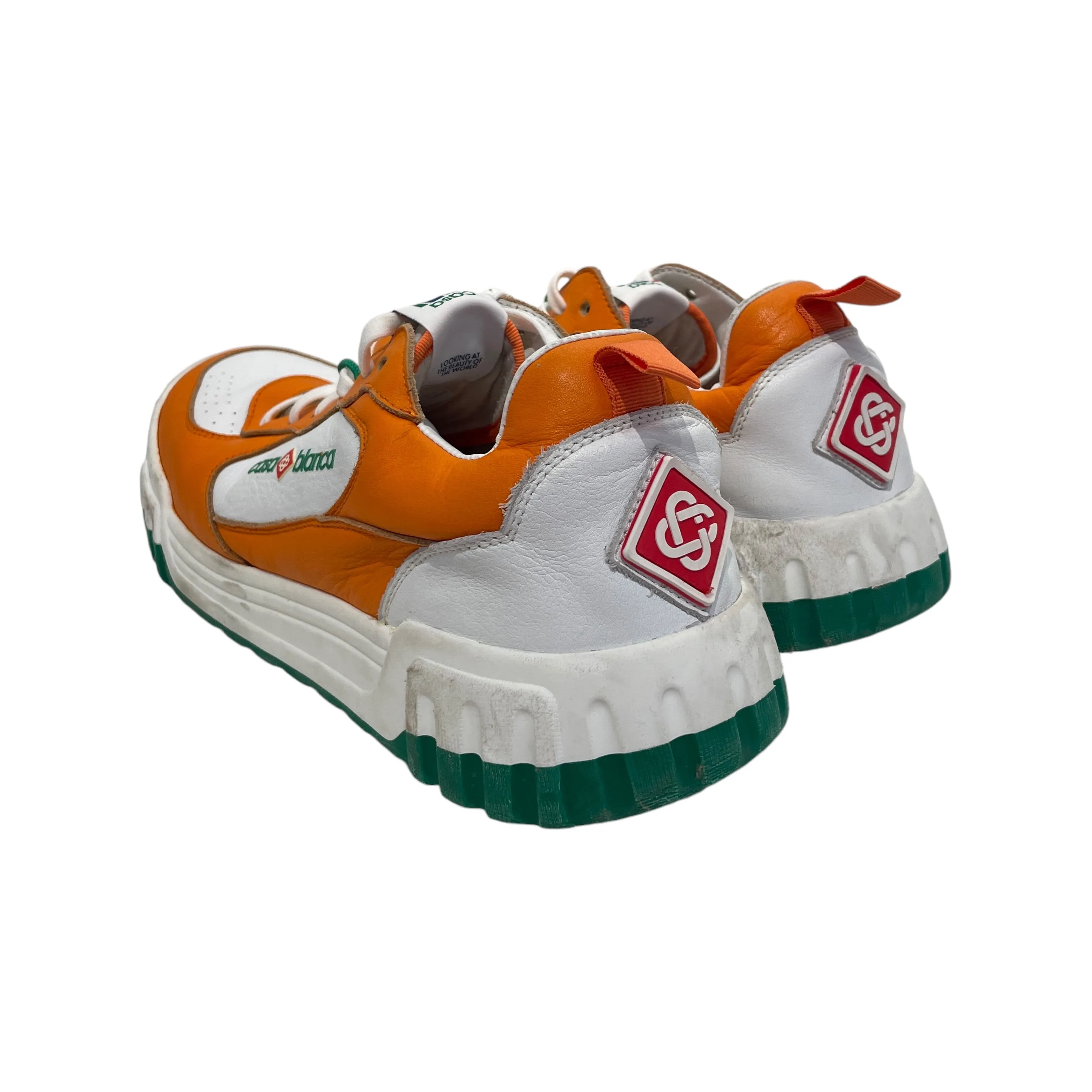 CASABLANCA/Low-Sneakers/US 10.5/Leather/ORN/
