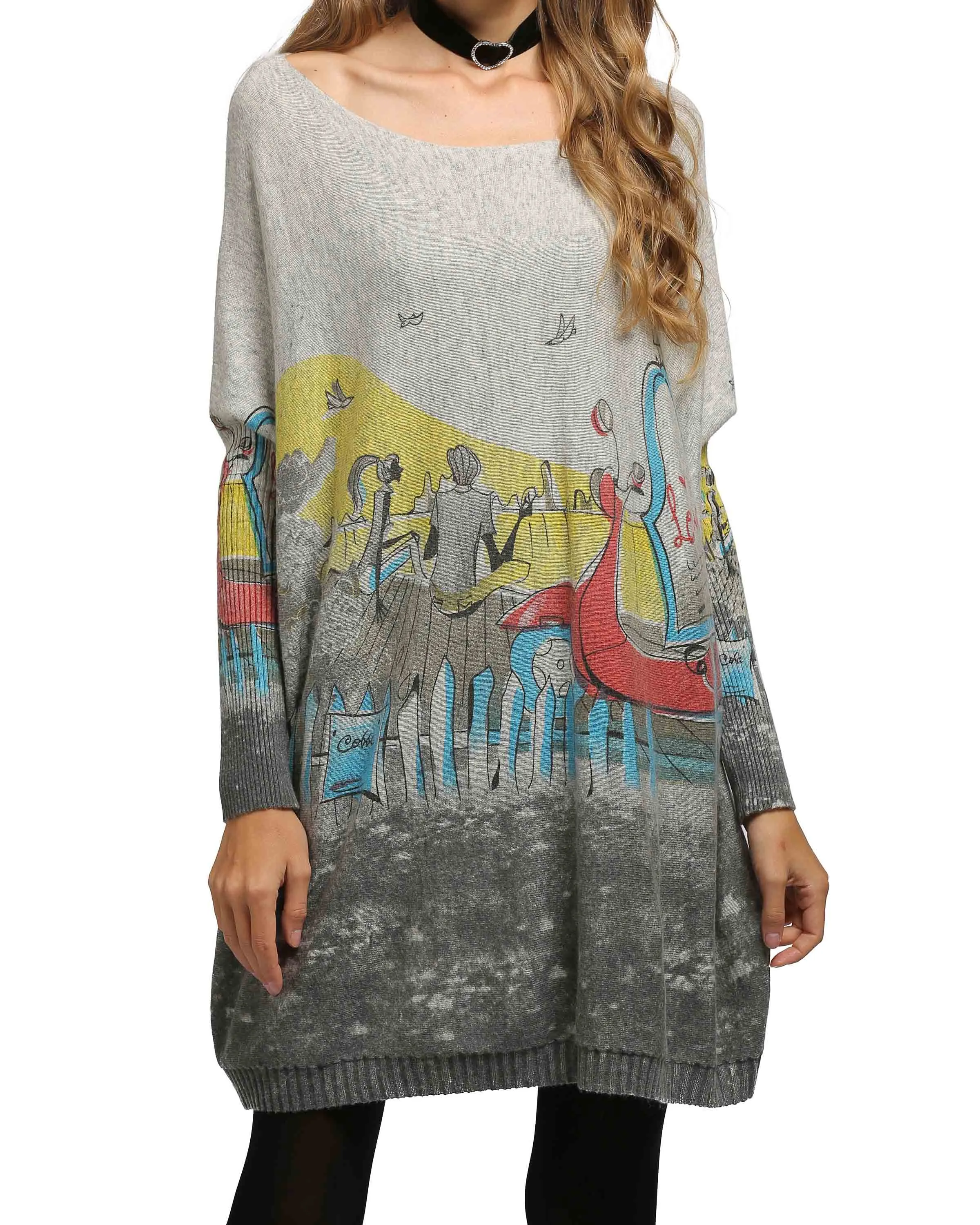 ellazhu Casual Sweater Sweatshirts DH10