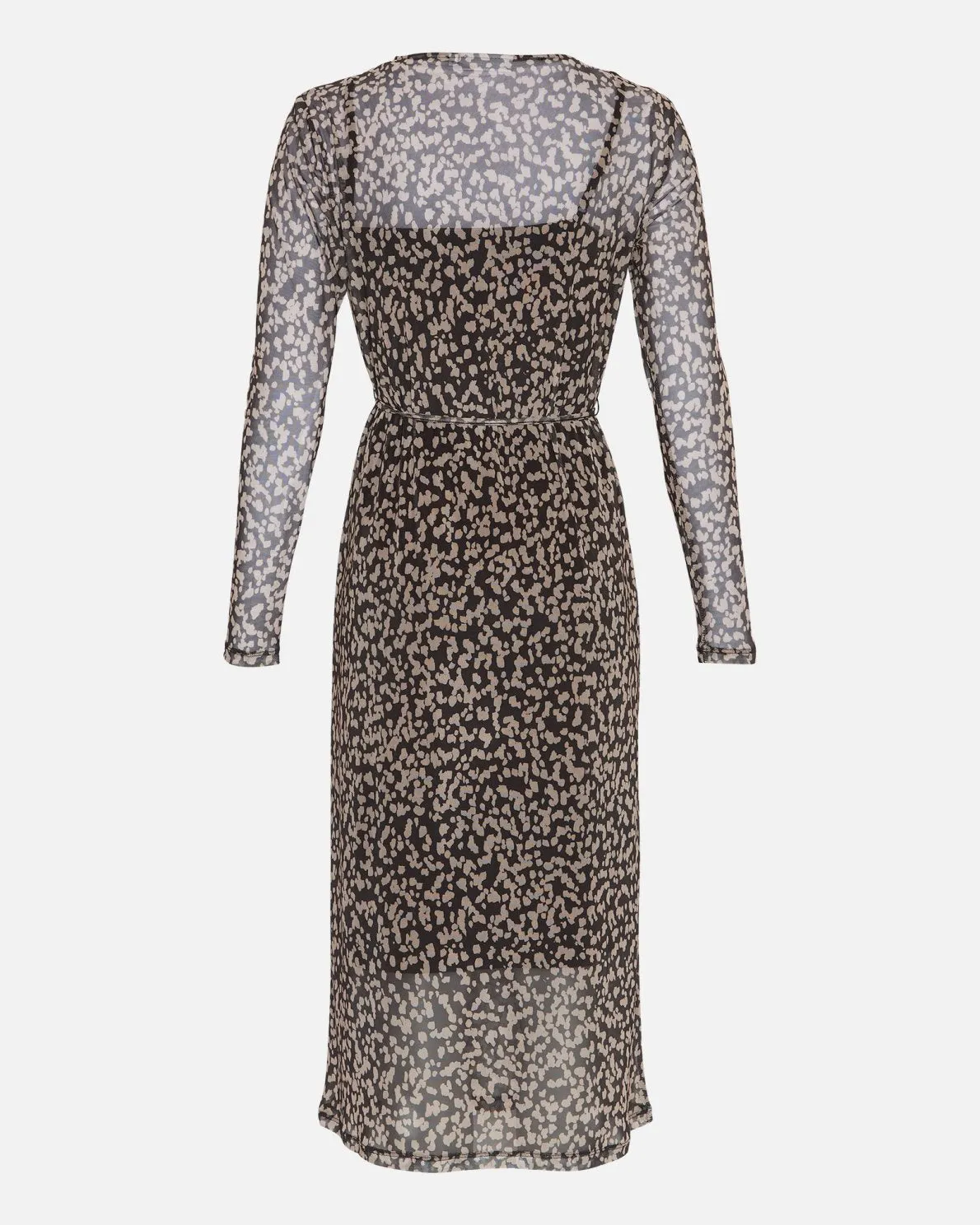 Firina Illenora Dress Aop - Cement Leo