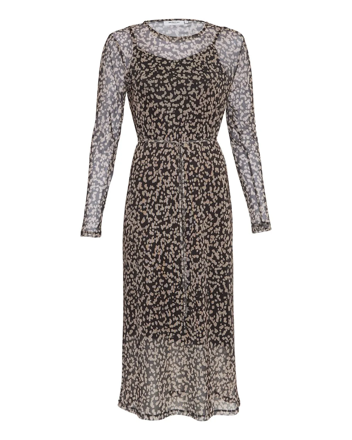 Firina Illenora Dress Aop - Cement Leo