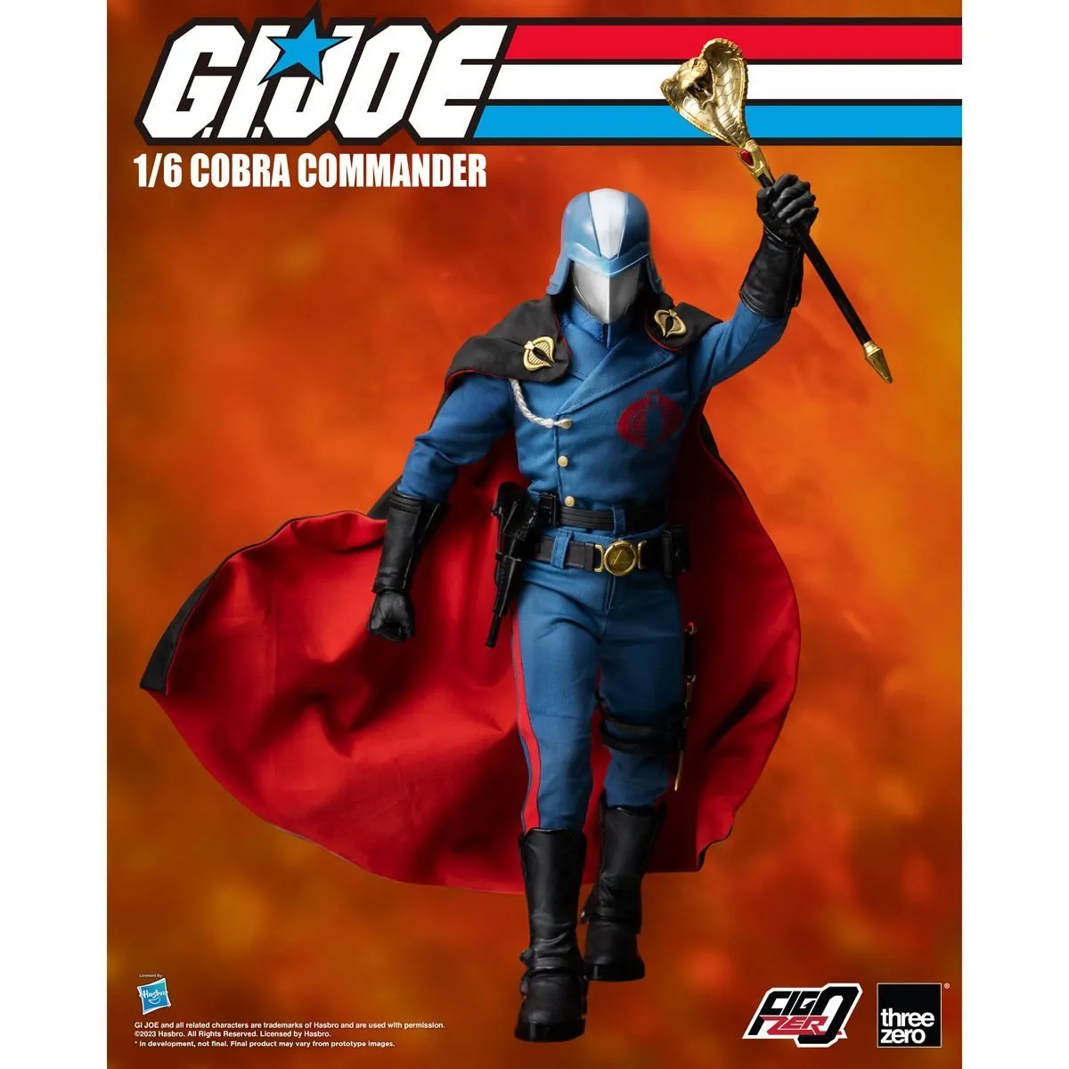 G.I. Joe FigZero Cobra Commander (1/6 Scale)
