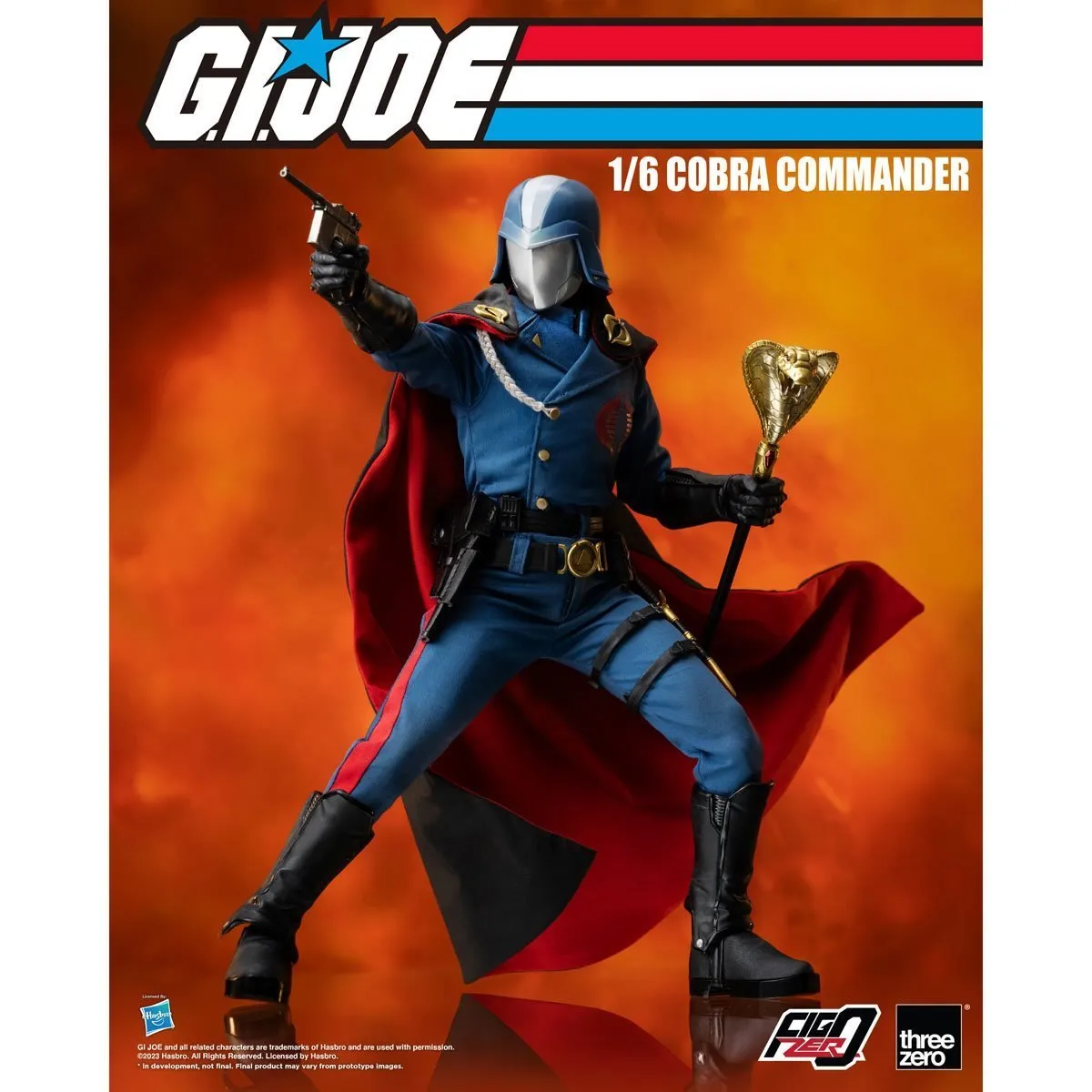 G.I. Joe FigZero Cobra Commander (1/6 Scale)