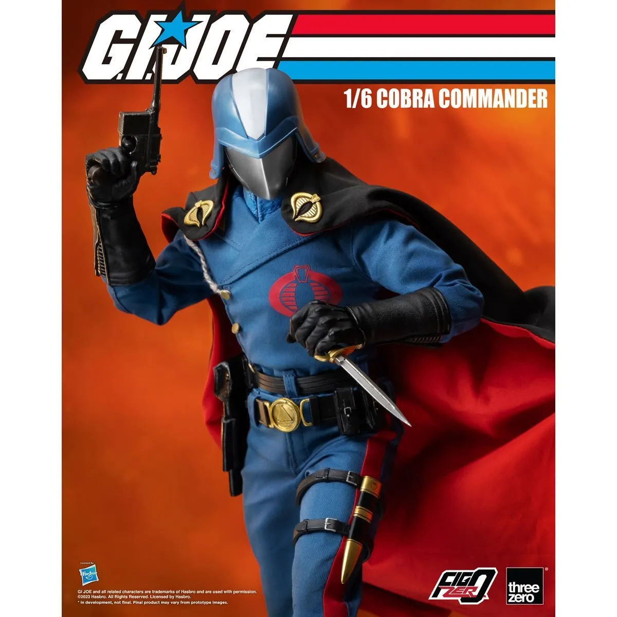 G.I. Joe FigZero Cobra Commander (1/6 Scale)