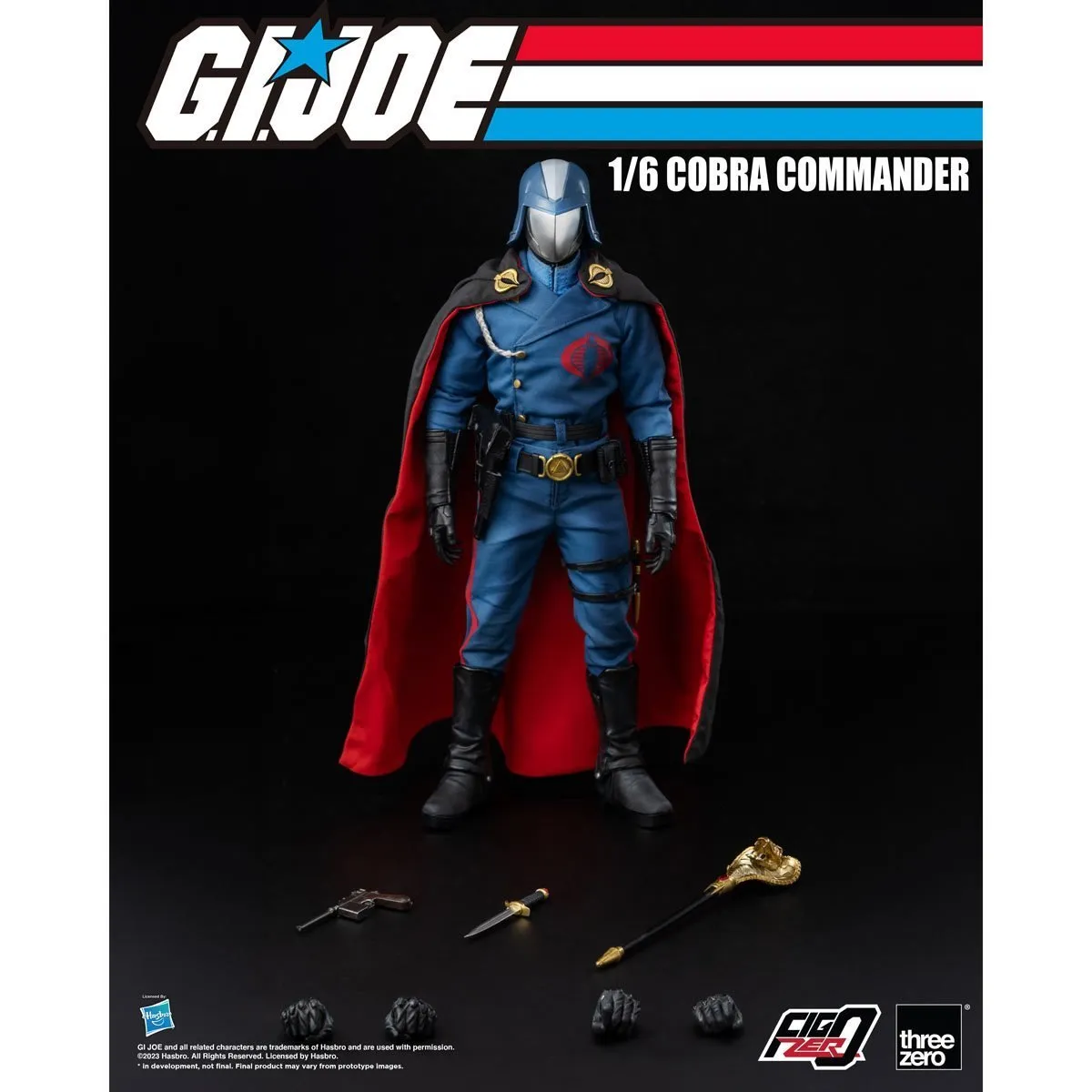 G.I. Joe FigZero Cobra Commander (1/6 Scale)