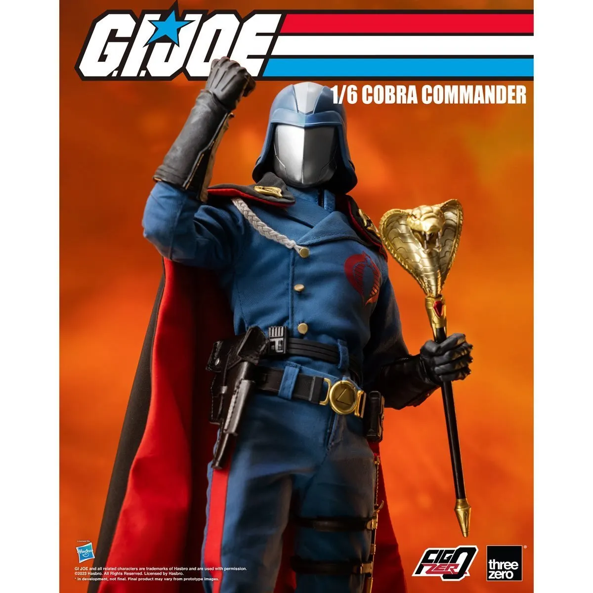 G.I. Joe FigZero Cobra Commander (1/6 Scale)