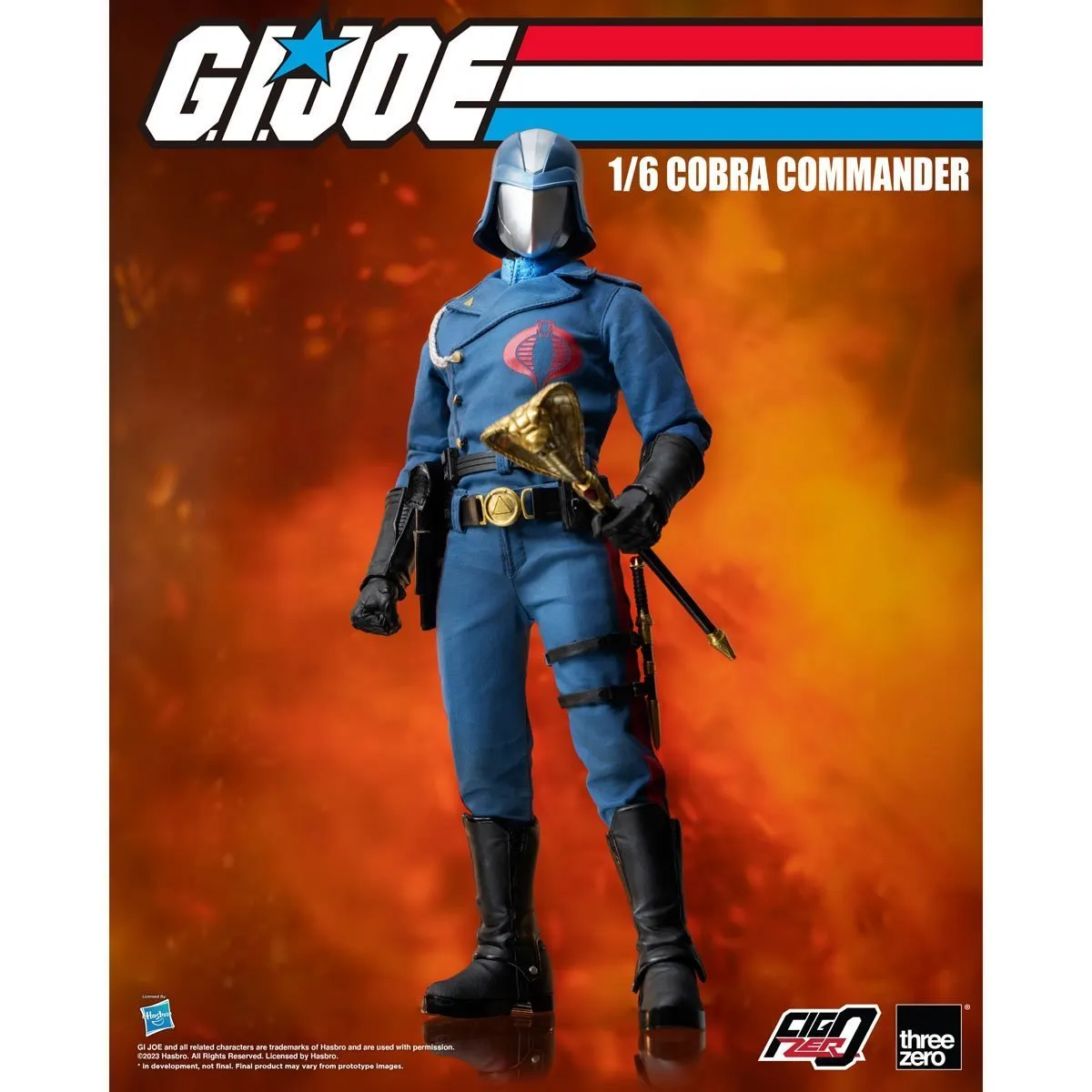 G.I. Joe FigZero Cobra Commander (1/6 Scale)