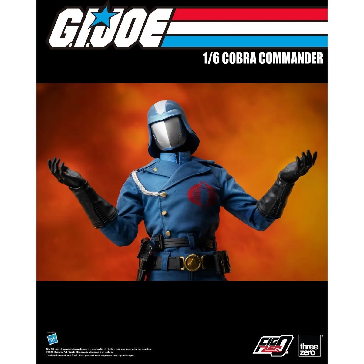 G.I. Joe FigZero Cobra Commander (1/6 Scale)
