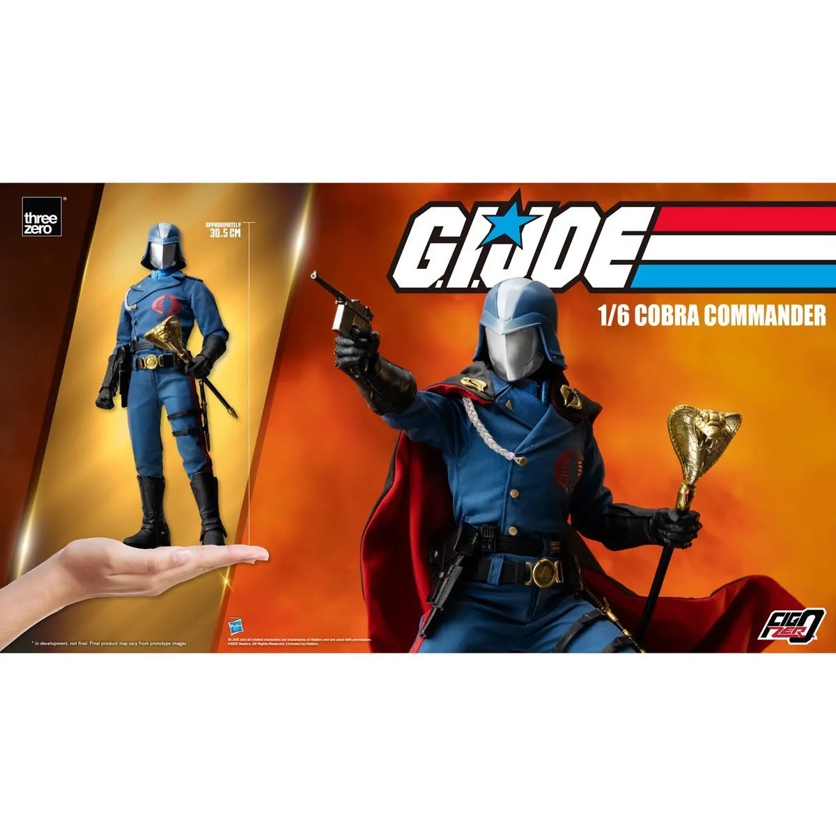 G.I. Joe FigZero Cobra Commander (1/6 Scale)