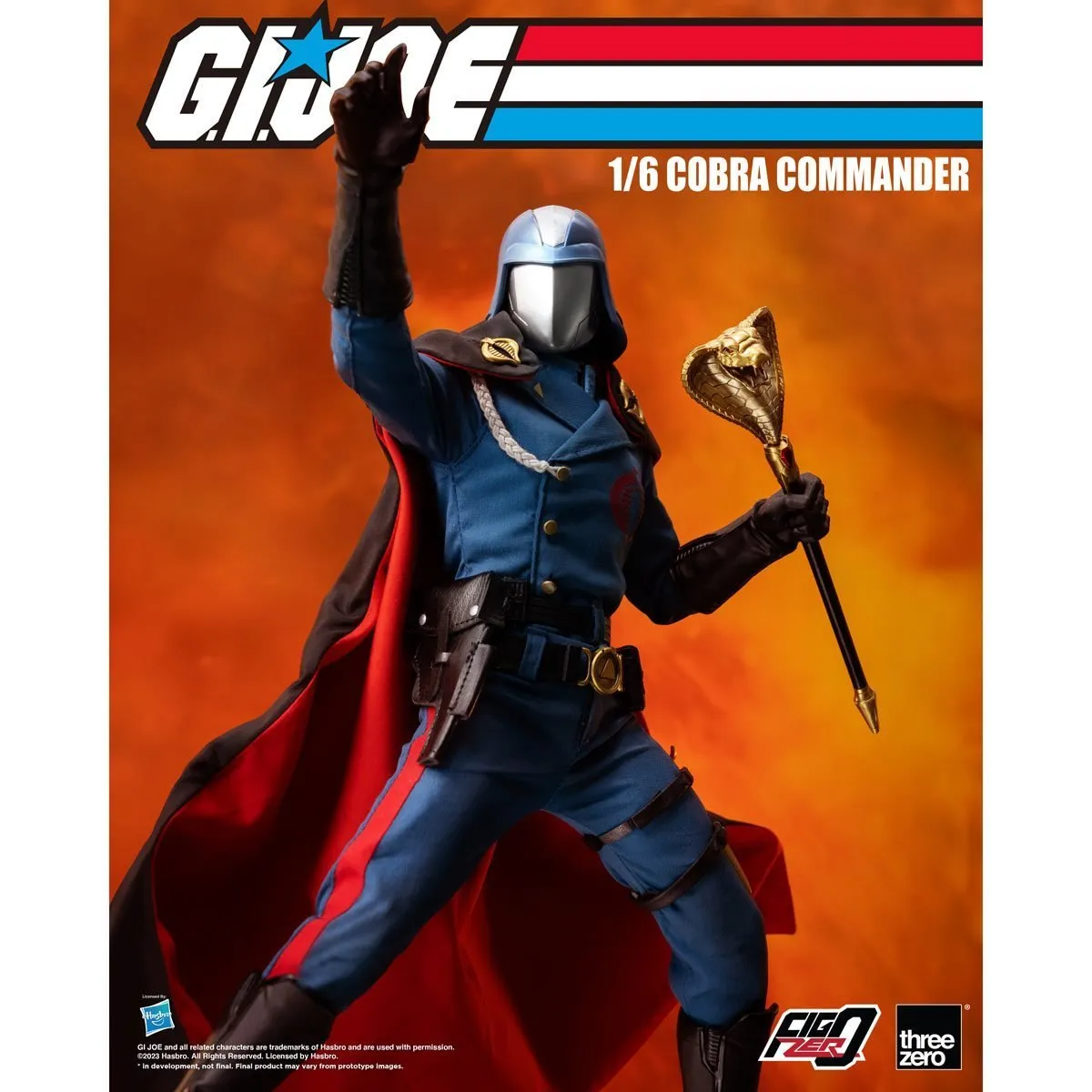 G.I. Joe FigZero Cobra Commander (1/6 Scale)