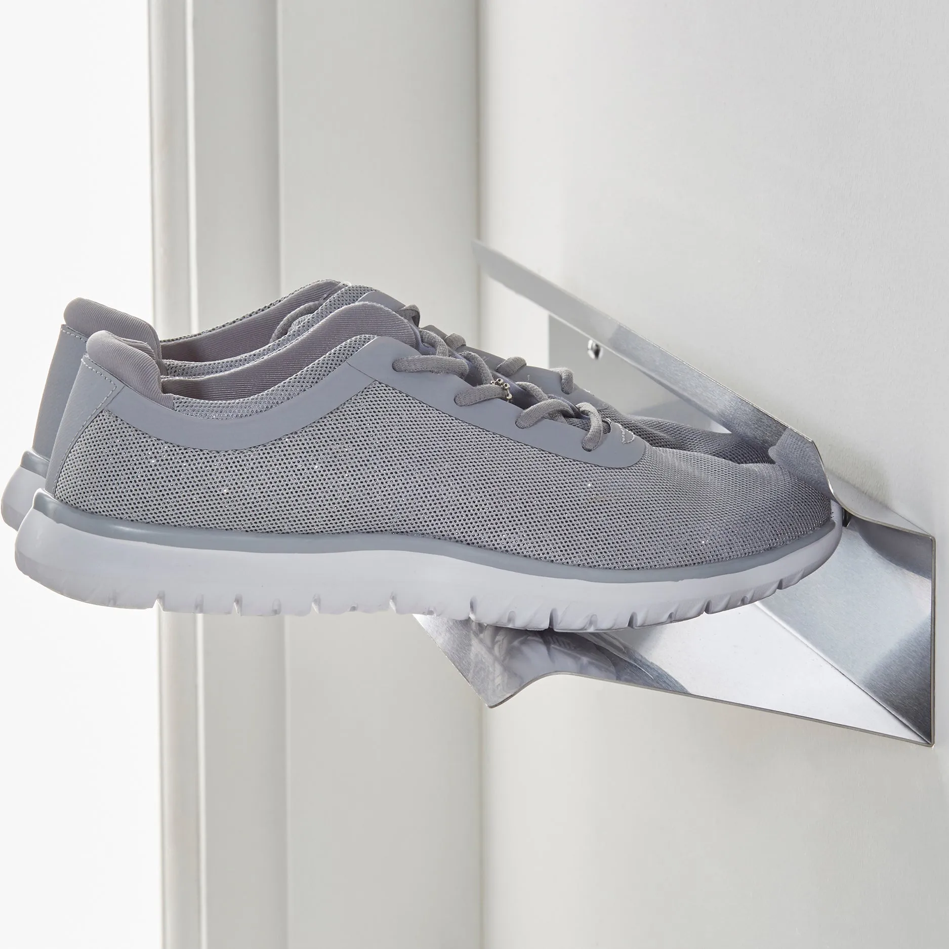 J-ME - Horizontal Floating Shoe Rack 700mm - Stainless Steel