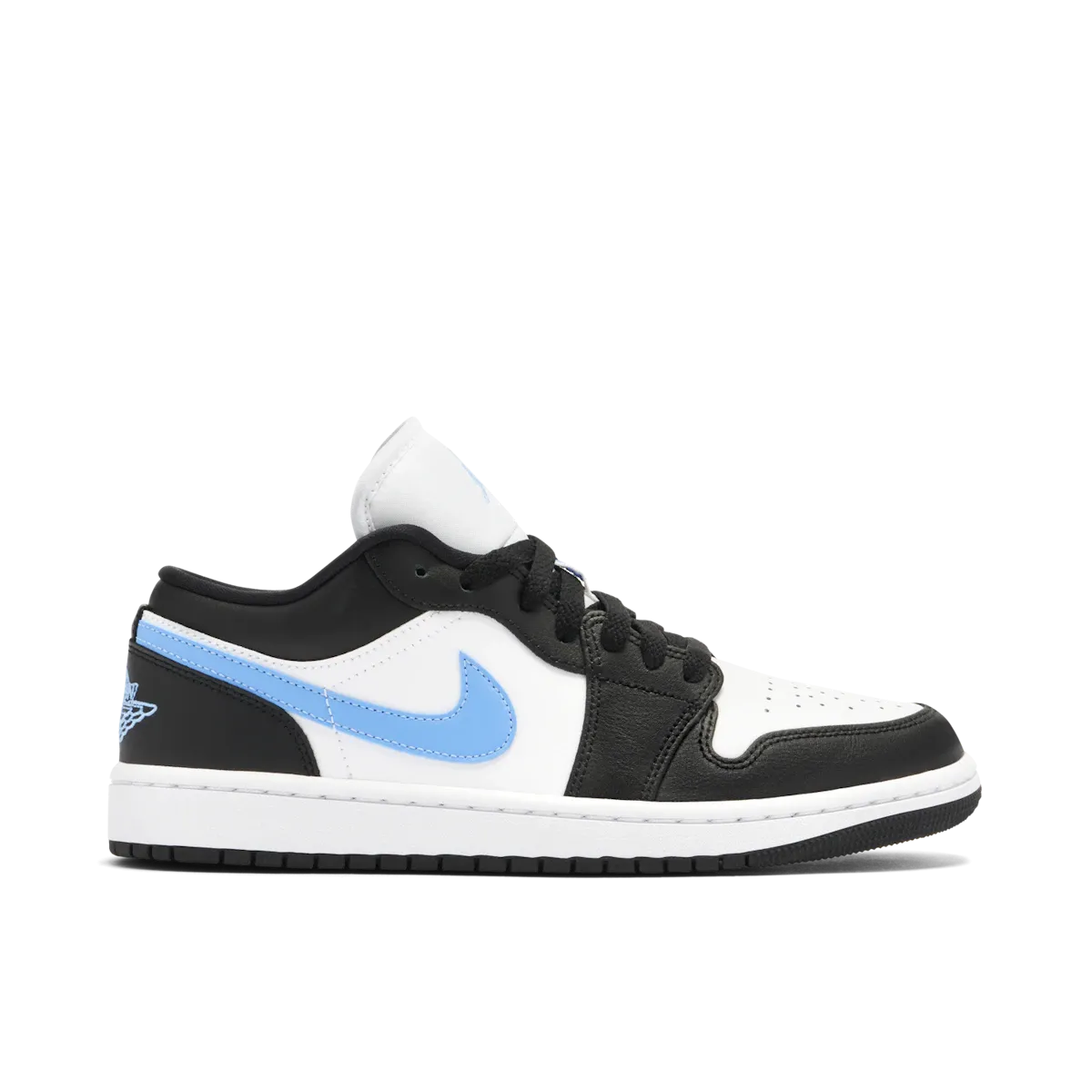 Jordan 1 Low Black University Blue White (W)