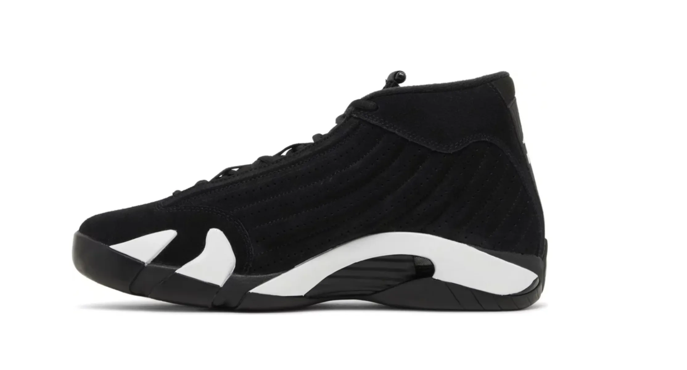 JORDAN 14 RETRO BLACK WHITE