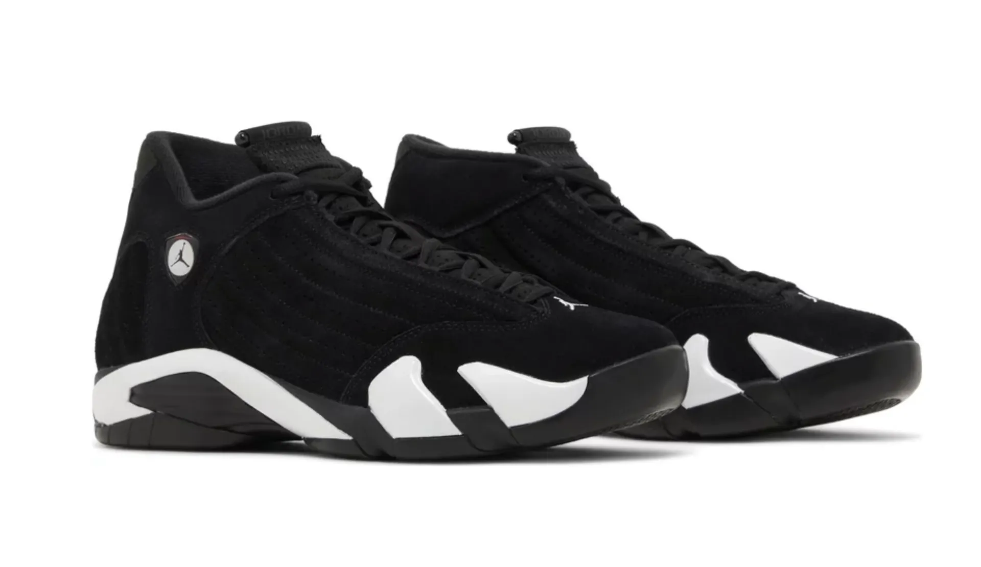 JORDAN 14 RETRO BLACK WHITE