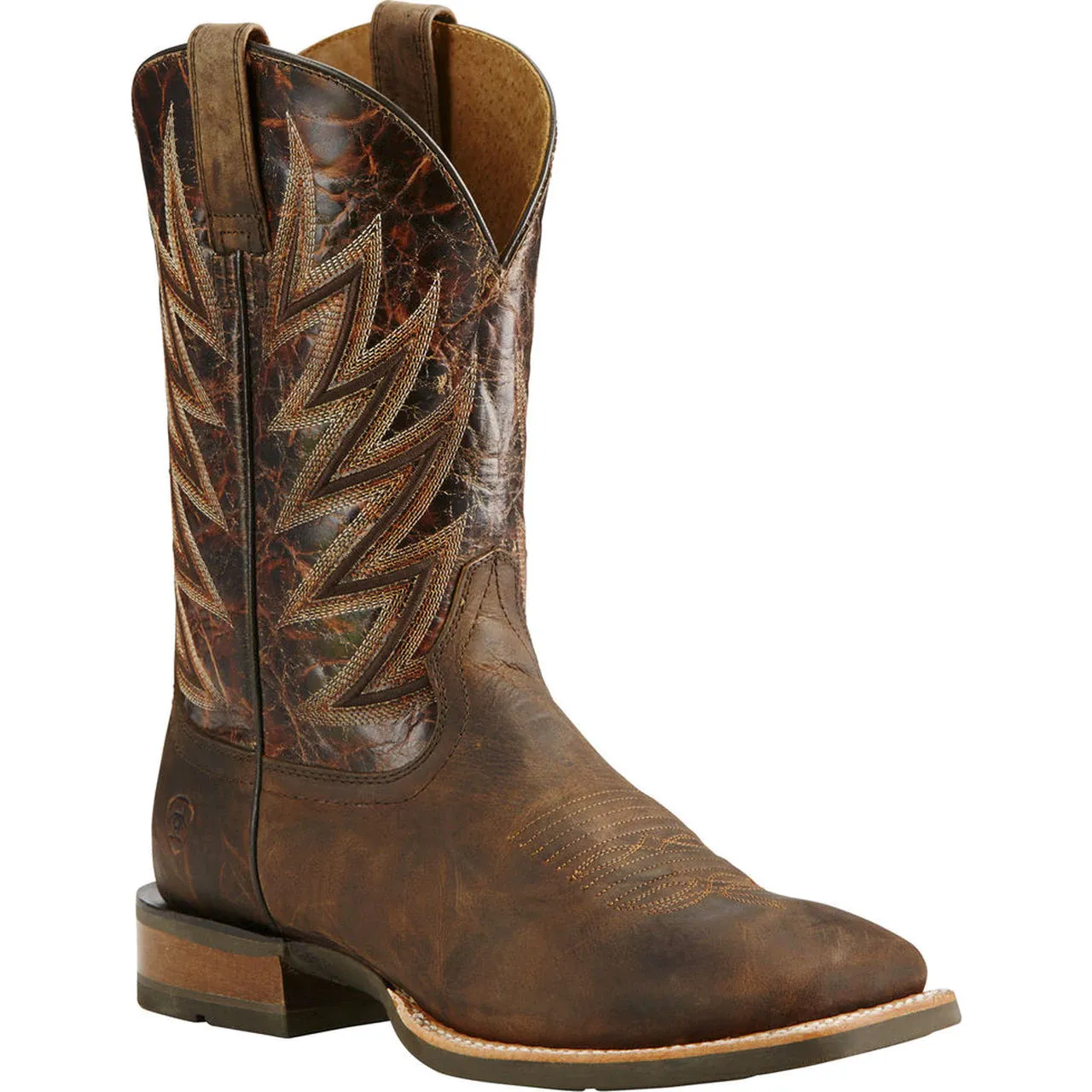 Men's Challenger Branding Iron Western Boots by Ariat 10018695