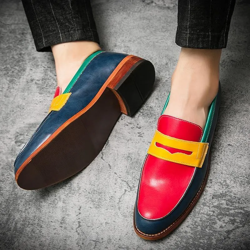 Men's Formal Slip On Faux Leather Loafers