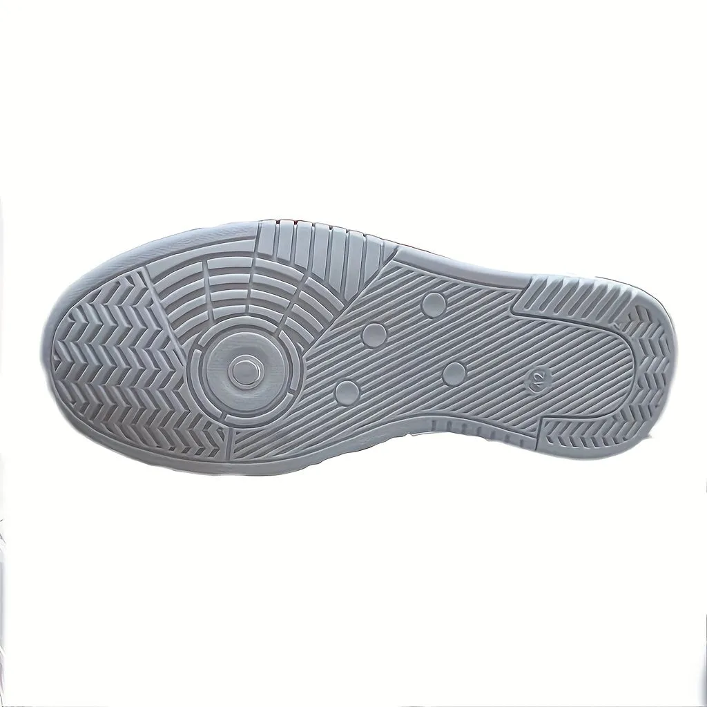 Men's Stylish Laced Skate Trainers with Good Traction | Perfect for All Seasons