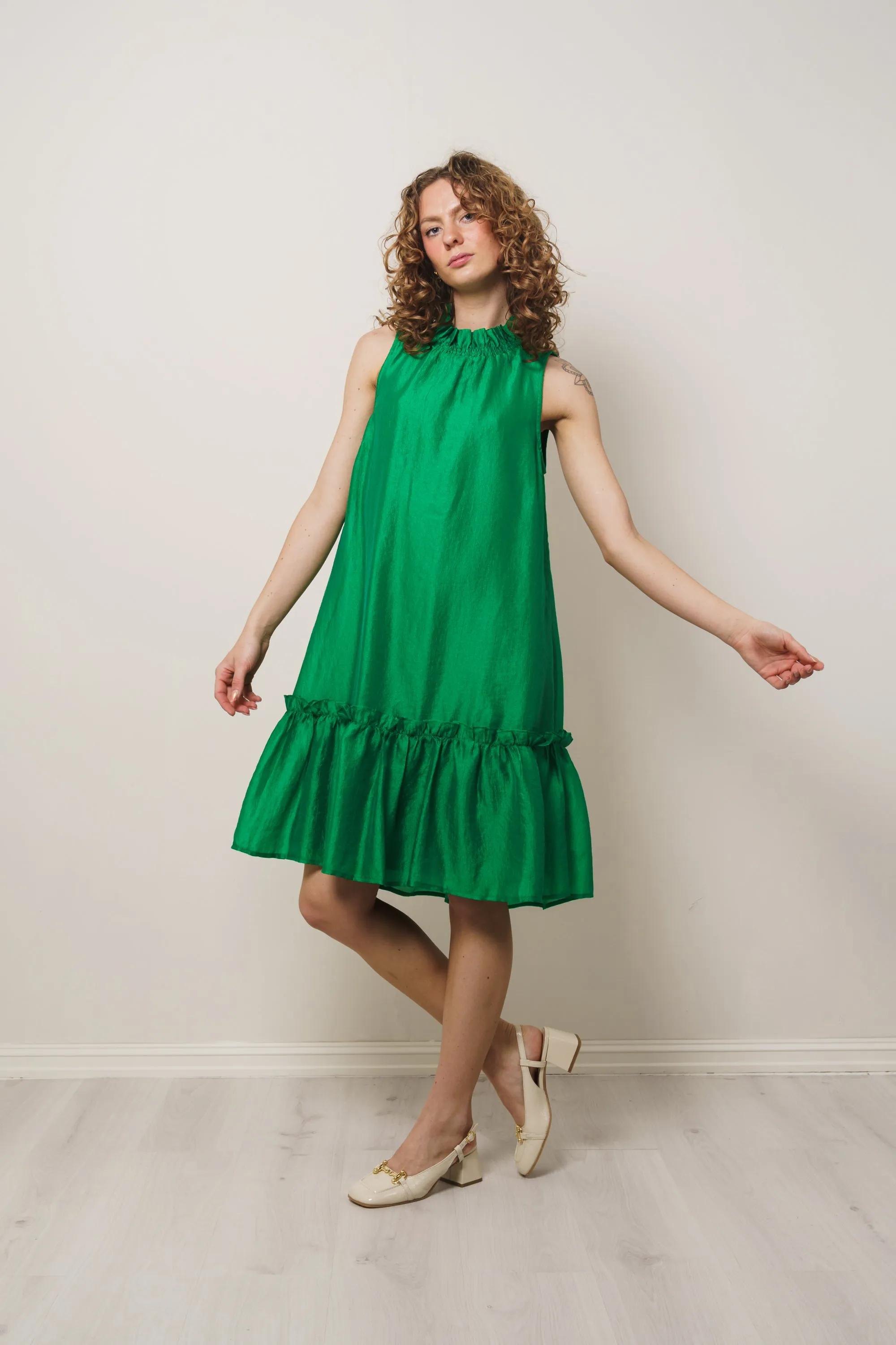 MoniqueCC Halterneck CropDress - Green