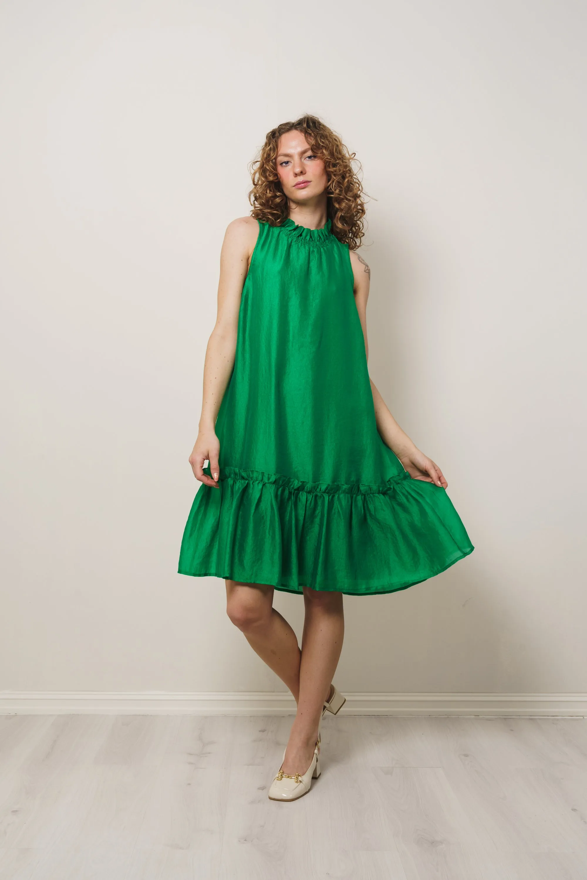 MoniqueCC Halterneck CropDress - Green
