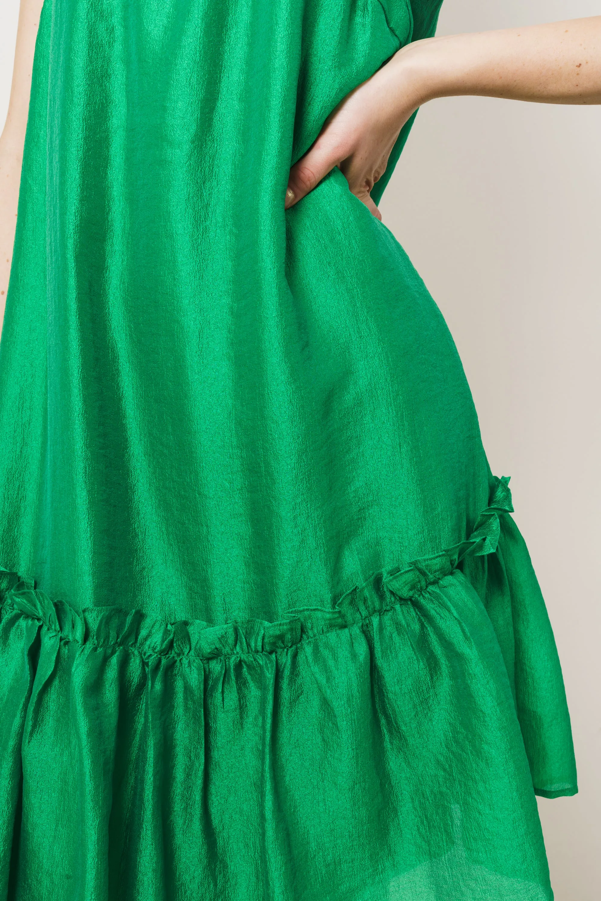MoniqueCC Halterneck CropDress - Green