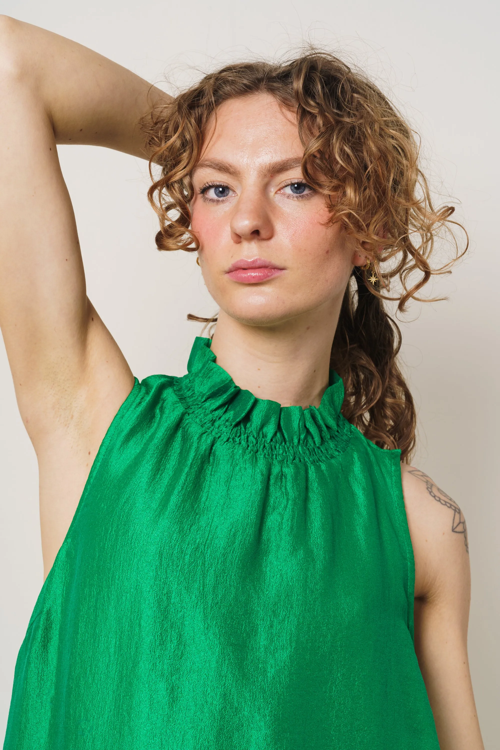 MoniqueCC Halterneck CropDress - Green