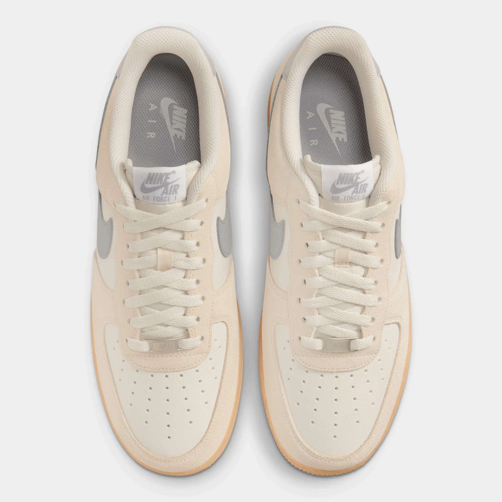 Nike Air Force 1 '07 LV8 ESS  Phantom / Light Smoke Grey - Gum Yellow