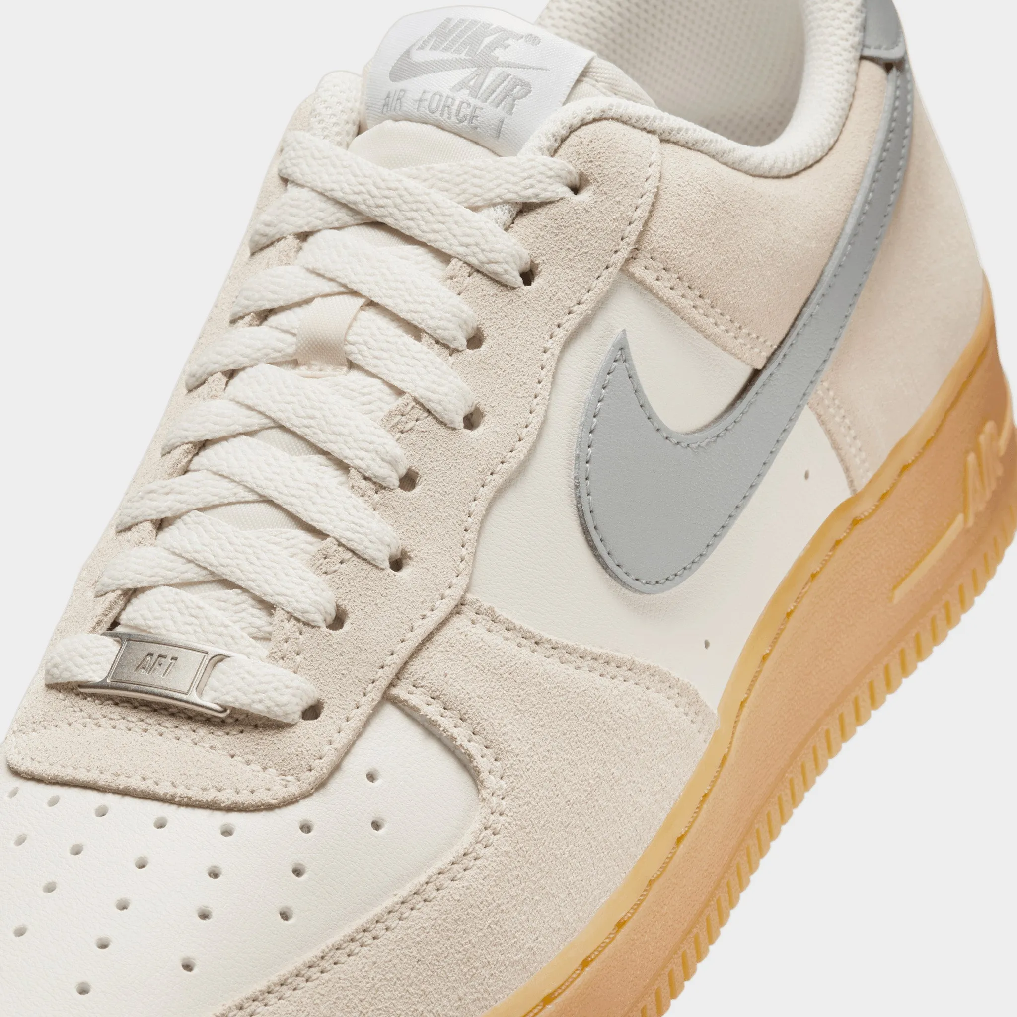 Nike Air Force 1 '07 LV8 ESS  Phantom / Light Smoke Grey - Gum Yellow