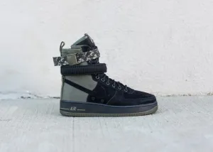 NIKE - Men - SF Air Force 1 High - Black/Olive Camo