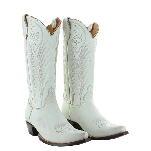 Old Gringo Women's Emmer Boots - Beige/White