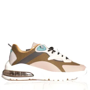 Scarpe Uomo D.A.T.E. Sneakers linea Aura Aukland colore Army