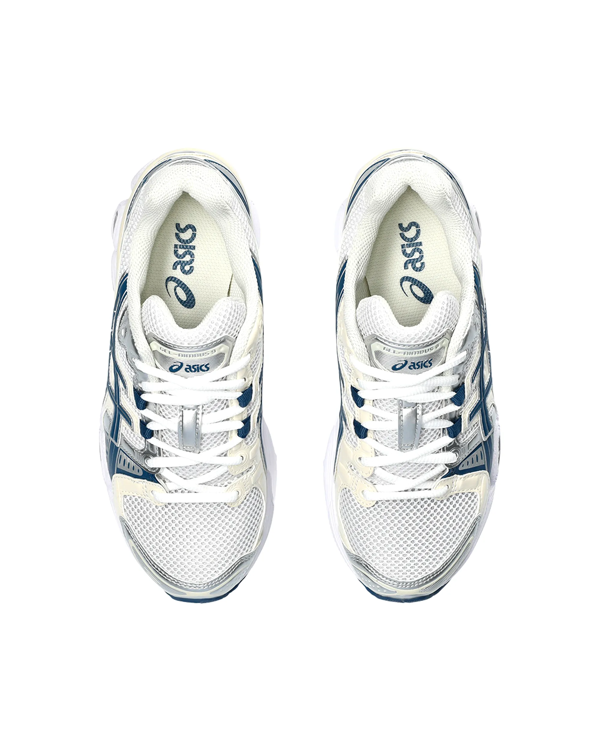 Womens GEL-Nimbus 9 - White / Light Indigo